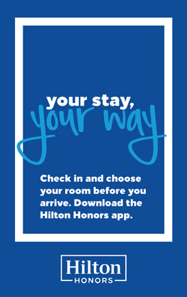 Hilton Honors Keycard Blue