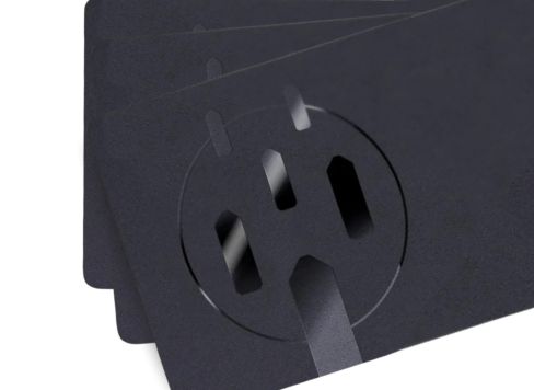 Recycled plastic RFID Hotel Key card black