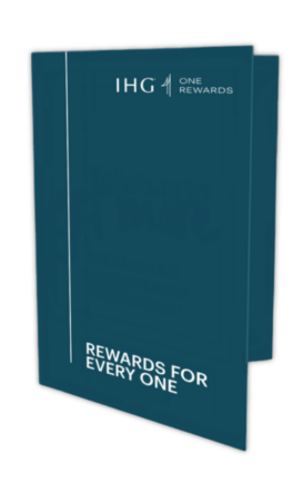 IHG Rewards for everyone key packet mockup